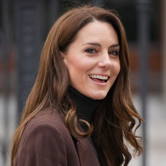Catherine (Kate) Middleton, princesse de Galles, lance un nouveau projet de la "Royal Foundation Centre for Early Childhood" visant à soutenir les jeunes enfants dans le développement de compétences sociales à Londres, Royaume Uni, le 4 février 2025. © Julien Burton/Bestimage