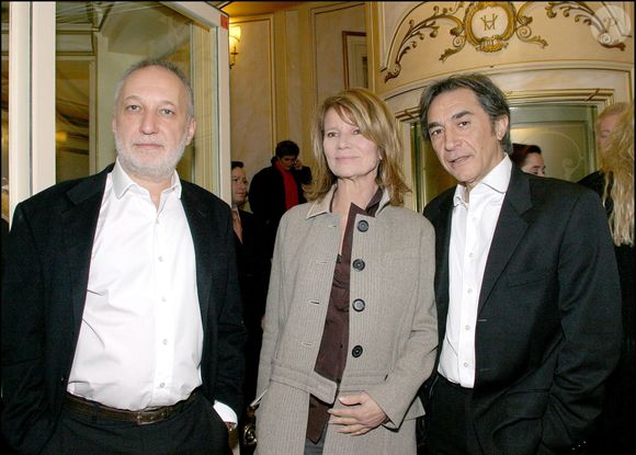 Nicole Garcia, Richard Berry et François Berléand au théâtre de la Gaîté Montparnasse. Photo par COADIC GUIREC / BESTIMAGE