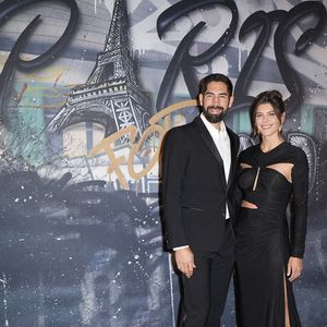 Nikola Karabatic et sa compagne Géraldine Pillet lors du 2ème édition du prestigieux gala de charité Paris For Good organisé par le Paris Saint-Germain et naked heart france au Parc des Princes à Paris, FRance, le 23 septembre 2025. 4 millions d’euros ont été récoltés lors de la soiréee caritative. © PSG-Naked Heart France/Bestimage