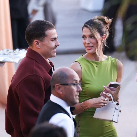 Iris Mittenaere et Antoine Dupont lors de la 79e édition du Festival de Cannes, le 19 mai 2026 à Cannes, en France. Photo de Nacer Aissaoui/ABACAPRESS.COM