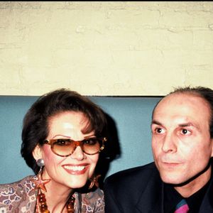 archives - Claudia Cardinale et son fils Patrizio (Patrick) Cristaldi à New York au "Salon Verde". BESTIMAGE