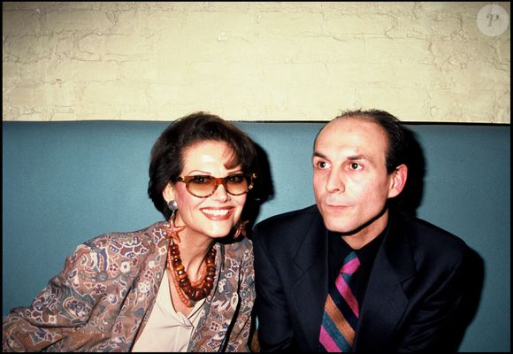 archives - Claudia Cardinale et son fils Patrizio (Patrick) Cristaldi à New York au "Salon Verde". BESTIMAGE