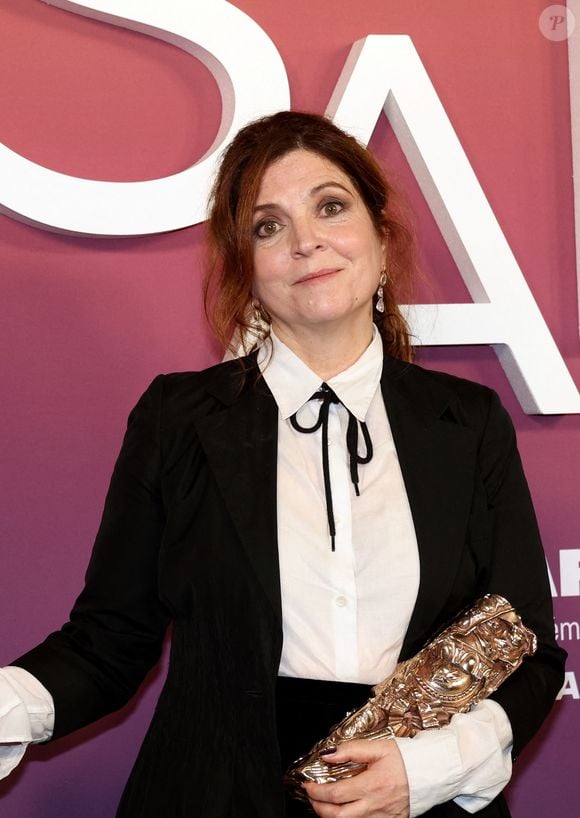 Agnès Jaoui, César d'honneur - Photocall des lauréats (press room) lors de la 49ème édition de la cérémonie des César à l’Olympia à Paris le 23 février 2024

© Dominique Jacovides / Olivier Borde / Bestimage