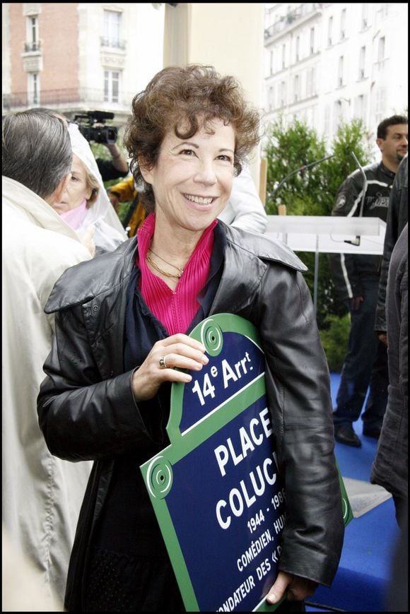 VERONIQUE COLUCCI - INAUGURATION DE LA PLACE COLUCHE A PARIS DANS LE 14EME ARRONDISSEMENT