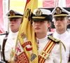 Après plusieurs mois en mer à bord du navire-école Juan Sebastian de Elcano, la princesse Leonor d'Espagne a débarqué à New York

La princesse Leonor d'Espagne est le porte-drapeau lors de la cérémonie du drapeau de New York à bord du navire-école Juan Sebastian de Elcano 
LALO YASKY / BESTIMAGE