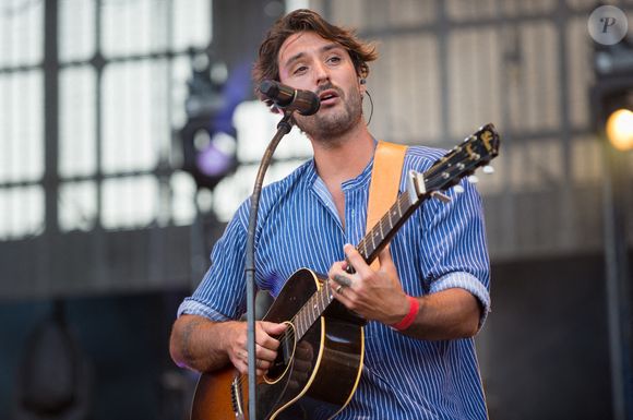 Jeremy Frerot sur scène lors du festival des Francofolies, à La Rochelle, le 15 juillet 2019. Photo by Arnault Serriere/ABACAPRESS.COM