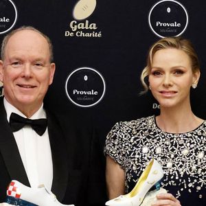 Le prince Albert II de Monaco, La princesse Charlène de Monaco lors de la soirée de gala Provale Solidarité à l'hôtel Four Seasons Hôtel, George V à Paris le 13 mars 2026. © Dominique Jacovides / Bestimage