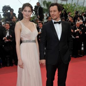 Stefano Accorsi et Laetitia Casta assistent à la projection de La Conquête dans le cadre du 64e Festival de Cannes qui se tient à Cannes, dans le sud de la France, le 18 mai 2011. Photo by Consolini/Morandi/Milestone/PA Photos/ABACAPRESS.COM