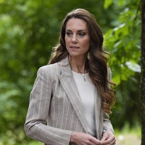 Catherine (Kate) Middleton, princesse de Galles, visite l'école maternelle Salvador Allende à Reggio Emilia (Italie), lors de son voyage consacré à la petite enfance, le 14 mai 2026.
© GOFF / Bestimage