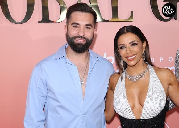 Kendji Girac, Eva Longoria - Photocall du "Global Gift Gala" sur la Môme Plage lors du 79ème Festival international du Film de Cannes le 20 mai 2026. © Denis Guignebourg/Bestimage