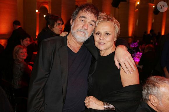 Olivier Marchal et Muriel Robin assistant à la 26e cérémonie de remise des Trophees du Film Francais au Palais Brongniart à Paris, France, le 05 février 2019. Photo by Jerome Domine/ABACAPRESS.COM