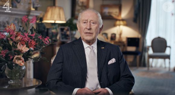 Le roi Charles III d'Angleterre a parlé pour la première fois en public du diagnostic de son cancer le 13 décembre 2025. Photo fournie par Ferrari - Chanel 4 - JLPPA / Bestimage