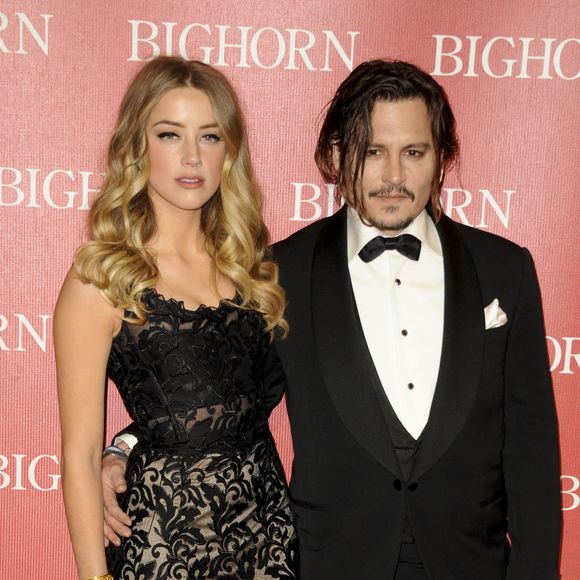 Johnny Depp et Amber Heard - 27e soirée annuelle du Festival du film de Palm Springs au Convention Center.
Bestimage