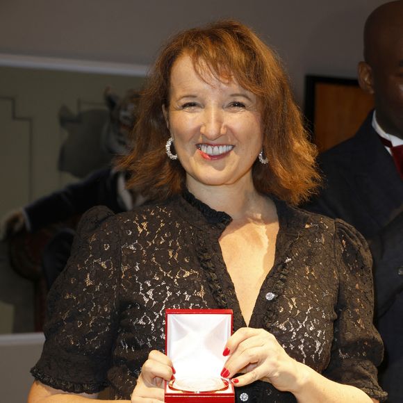 Exclusif - Anne Roumanoff a reçu la médaille d'honneur - Personnalités à la 4ème édition du Dîner des Arts et de la Culture à Artcurial à Paris. Le 25 septembre 2024
© Christophe Aubert via Bestimage