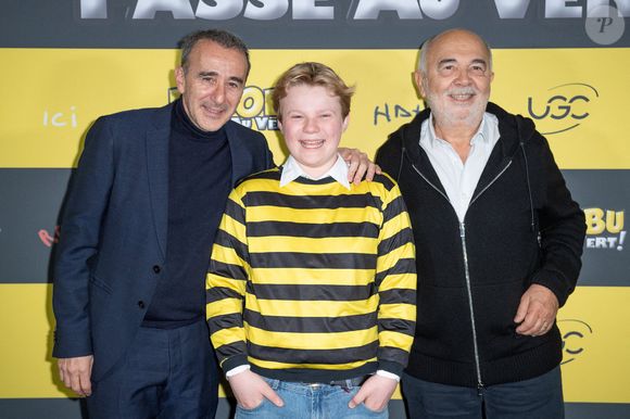 Mais l'artiste est en plein tournage du nouveau "Ducobu"

Elie Semoun, Damien Pauwels et Gérard Jugnot lors de la première de Ducobu Passe Au Vert à l'UGC Normandie à Paris, France, le 24 mars 2024. Photo par Aurore Marechal/ABACAPRESS.COM