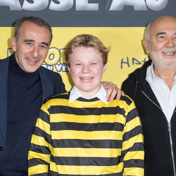 Mais l'artiste est en plein tournage du nouveau "Ducobu"

Elie Semoun, Damien Pauwels et Gérard Jugnot lors de la première de Ducobu Passe Au Vert à l'UGC Normandie à Paris, France, le 24 mars 2024. Photo par Aurore Marechal/ABACAPRESS.COM