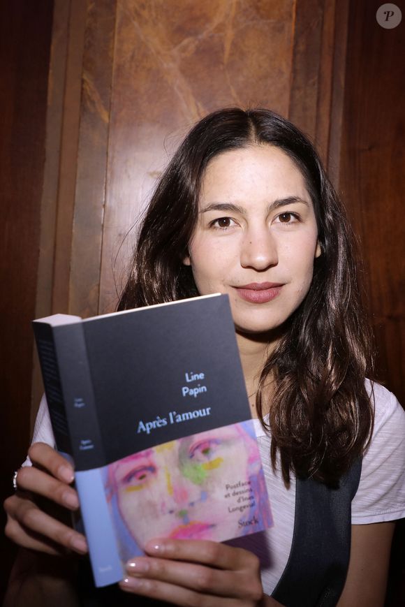 Semi-exclusif - Line Papin - Salon des Femmes de Lettres et remise du Prix Simone Veil 2023 au Cercle National des Armées à Paris le 25 mai 2023. © Cédric Perrin/Bestimage