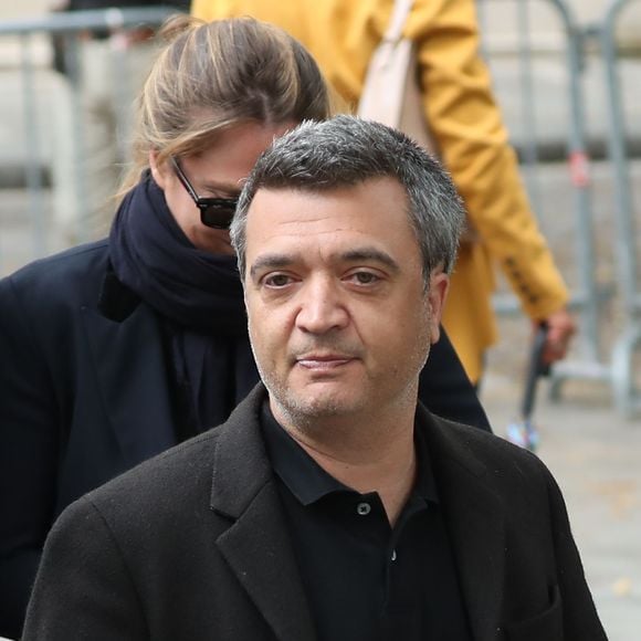 Thomas Langmann - Hommage à Guy Bedos en l'église de Saint-Germain-des-Prés à Paris le 4 juin 2020. (AGENCE / BESTIMAGE).