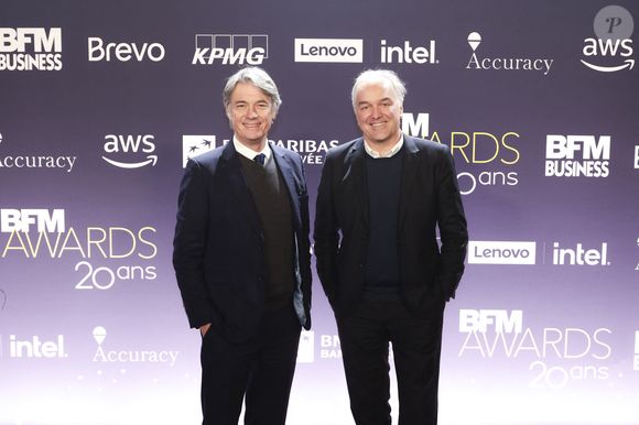 Il a alors annoncé son départ sur X. 

Alain Marshall, Olivier Truchot, au photocall de la cérémonie des BFM awards au Grand Palais à Paris le 13 janvier 2025.

© Jack Tribeca / Bestimage