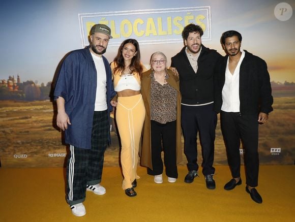 Ali Bougheraba, Vanessa Guide, Josiane Balasko, Redouane Bougheraba, Raja Haseeb - Avant-Première du film "Délocalisés" à l'UGC Ciné Cité Bercy à Paris le 4 mars 2025. © Marc Ausset-Lacroix/Bestimage