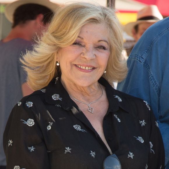 Nicoletta lors du 6e Trophée de la Pétanque Gastronomique au Paris Yacht Marina, le 28 juin 2018. Photo de Nasser Berzane/ABACAPRESS.COM