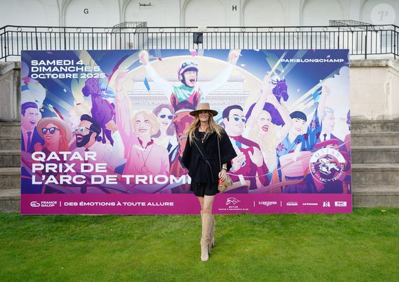 Sophie Thalmann-Soumillon - 104ème édition du Qatar Prix de l’Arc de Triomphe à l'hippodrome Paris Longchamp le 5 octobre 2025. © Anne-Sophie Guebey/Bestimage