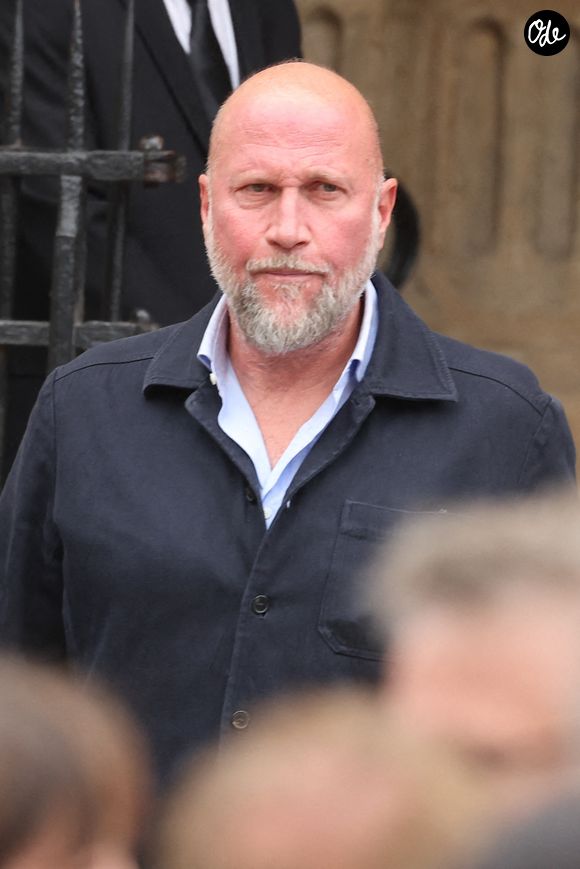 François Damiens - Sorties des obsèques de Nicolas Altmayer en l'église Saint-Germain-des-Prés à Paris le 31 aout 2026. © Dominique Jacovides-Cyril Moreau/Bestimage #
