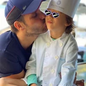 Christophe Michalak et son fils sur Instagram, le 20 février 2020.