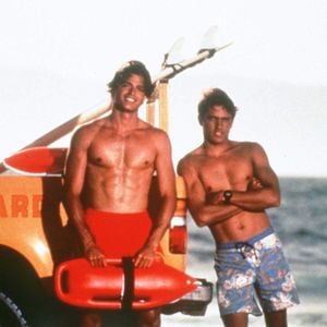 David Chavet et Kelly Slater pour "Alerte à Malibu".
Crédit : ALPHA AGENCY / BESTIMAGE