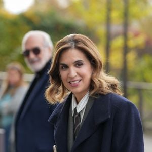 Sur Instagram, Sonia Mabrouk a partagé un moment d'intimité rare avec sa petite fille.

Exclusif - Sonia Mabrouk passe devant les studios Rive Gauche à Paris.

© Anne-sophie Guebey / Bestimage