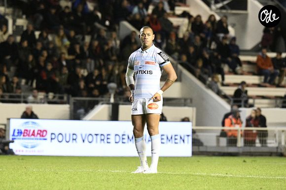 Gael Fickou - Rugby Club Toulonnais vs. Racing 92 pour la 6eme journée du Top 14 au Stade Mayol de Toulon, le 12 Novembre 2023. © Valentina Claret / Panoramic / Bestimage