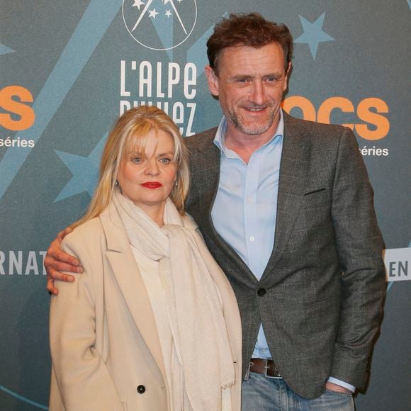 Isabelle Nanty, Jean-Paul Rouve - Soirée d'ouverture du 19ème Festival International du film de Comédie de l'Alpe d'Huez le 13 Janvier 2016.  
Crédit : Christophe Aubert via Bestimage