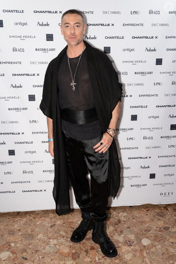 Maxime Dereymez assiste au défilé Alter Ego Lingerie dans le cadre de la semaine de la mode de Paris le 21 janvier 2024 à Paris, France. Photo by Laurent Zabulon/ABACAPRESS.COM