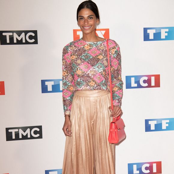 Tatiana Silva participe au photocall du Groupe TF1 au Palais de Tokyo le 9 septembre 2019 à Paris, France. Photo par David Niviere/Abaca