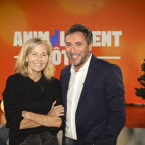Exclusif - Claire Chazal, sur plateau de la nouvelle émission "Animalement Vôtre" présentée par Bernard Montiel et diffusée le 7 décembre sur France 3, à Paris, France, le 7 octobre 2025. © Jack Tribeca/Bestimage