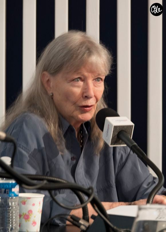 Marina Vlady invitée de "Radio Lumière" dans le cadre du Festival Lumière à Lyon, le 17 octobre 2019. # Marina Vlady guest of "Radio Lumière" as part of the Festival Lumière in Lyon, October 17, 2019.