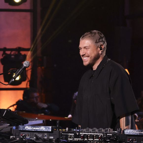 Quentin Mosimann lors de l’enregistrement de l’émission "Le Grand Echiquier - Spéciale Serge Gainsbourg" présentée par C.Chazal et A.Manoukian et diffusée le 7 avril 2026 sur France 2, à Paris, France, le 17 septembre 2025. © Jack Tribeca/Bestimage