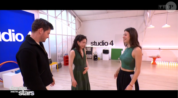 Julien Lieb et sa compagne Amélie dans Danse avec les stars - capture d'écran TF1