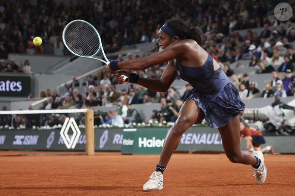 Demi-finale opposant Coco Gauff à L.Boisson lors des internationaux de France de Tennis de Roland Garros 2025 (Jour 12), à Paris, France, le 5 juin 2025. © Michtof/PsnewZ/Bestimage