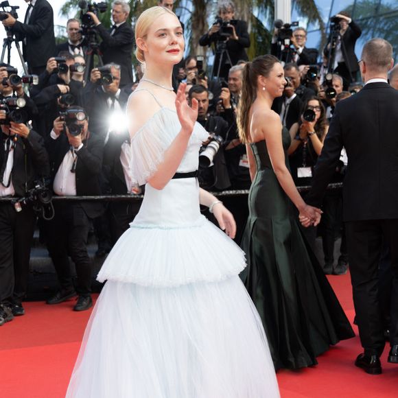 Elle Fanning - Montée des marches de la cérémonie de clôture du 78ème Festival International du Film de Cannes, au Palais des Festivals à Cannes. Le 24 mai 2025
© Olivier Borde/ Bestimage