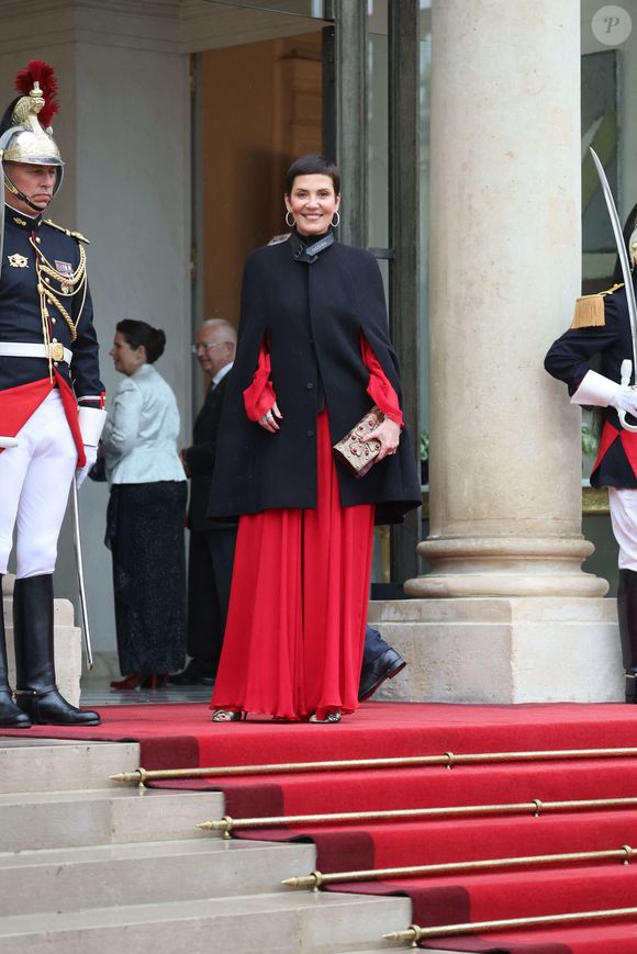 Cristina Cordula, animatrice de télévision - Arrivées des personnalités au dîner d’État en l’honneur du président brésilien et de sa femme au palais présidentiel de l’Élysée à Paris, France, le 5 juin 2025. © Jacovides-Moreau/Bestimage