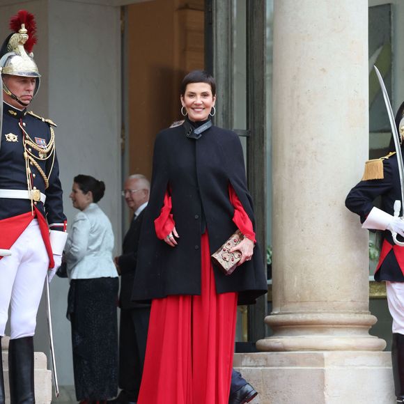 Cristina Cordula, animatrice de télévision - Arrivées des personnalités au dîner d’État en l’honneur du président brésilien et de sa femme au palais présidentiel de l’Élysée à Paris, France, le 5 juin 2025. © Jacovides-Moreau/Bestimage