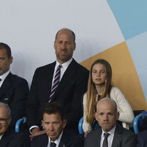 Le prince William, prince de Galles, la princesse Leonor et l'infante Sofia d'Espagne dans les tribunes de la finale de l'UEFA Women's Euro 2025 "Angleterre - Espagne (1-1, 3-1 tab)" à Bâle en Suisse. 27 juillet 2025 Mirrorpix / Bestimage