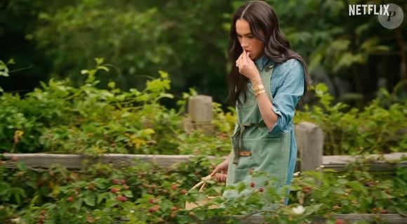 Baptisée "With Love, Meghan", on y suivra l'ex-actrice dans sa cuisine et son jardin afin qu'elle nous donne ses conseils pour embellir notre quotidien. 

Capture d'écran de la bande annonce du nouveau projet de Meghan Markle pour Netflix