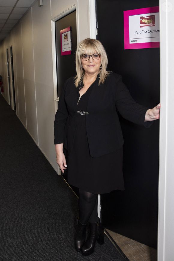 Caroline Diament en backstage de l'enregistrement de l'émission "Les Grosses Têtes Prime", présentée par L.Ruquier et diffusée le 2 octobre à 21h05 sur France 2.
© Jack Tribeca / Bestimage