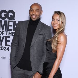 Thierry Henry et sa femme Andrea Rajacic - People au photocall de la soirée "GQ Men of the Year awards 2024" à l'hôtel Plaza à Paris. Le 20 novembre 2024

© Denis Guignebourg / Bestimage