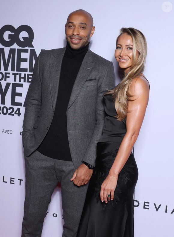 Thierry Henry et sa femme Andrea Rajacic - People au photocall de la soirée "GQ Men of the Year awards 2024" à l'hôtel Plaza à Paris. Le 20 novembre 2024

© Denis Guignebourg / Bestimage
