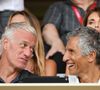 L'humoriste Thierry Marquet a voulu tester les limites de Didier Deschamps en lui demandant une photo alors qu’il était en train de manger. Mais ce n’est pas tout.


Didier Deschamps, Nagui,  leurs femmes au second rang Mélanie Page, Claude Deschamps et des amis durant le Match de football de Ligue 1 opposant Monaco à Lille au stade Louis II le 18 août 2018. Pour leur première rencontre à domicile de la saison 2018/2019, les monégasques n'ont obtenu qu'un match nul 0 - 0. © Bruno Bebert/Bestimage