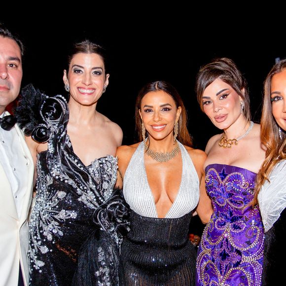 Mauro Monarris, Nathalie Rayes, Eva Longoria, Jwana Karim et Maria Bravo lors du XIV Global Gift Gala Cannes 2026, le 20 mai 2026, à Cannes, France. © Europa Press/Bestimage