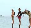 L'épreuve des poteaux a réuni Jérôme, Maël et Gaëlle
Image de la finale de Koh Lanta du 24 juin 2025 - capture d'écran de TF1